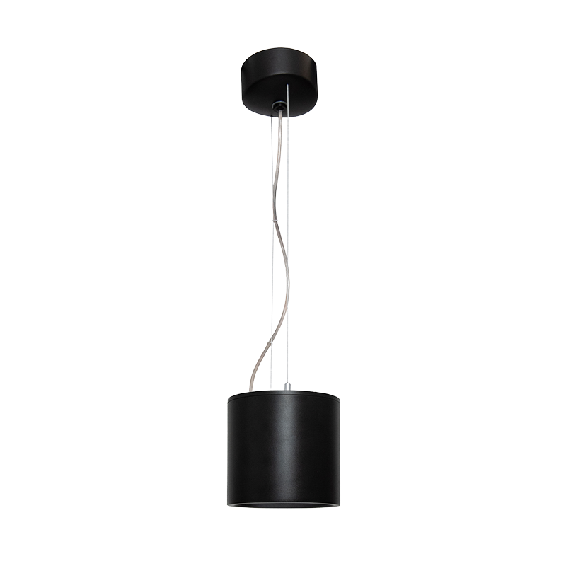 Susa Narrow Beam 500mA DALI Dimmable 4000K Ra80 Black Housing & Reflector with 1.2m Suspension Kit in Black