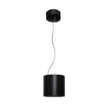 Susa S Wide Beam 180mA Phase-Cut Dimmable 3000K Ra80 Black Housing & Reflector with 1.2m Suspension Kit in Black