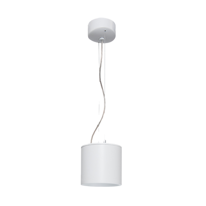 Susa S Wide Beam 180mA Fixed Output 4000K Ra80 White Housing & Reflector with 1.2m Suspension Kit in White