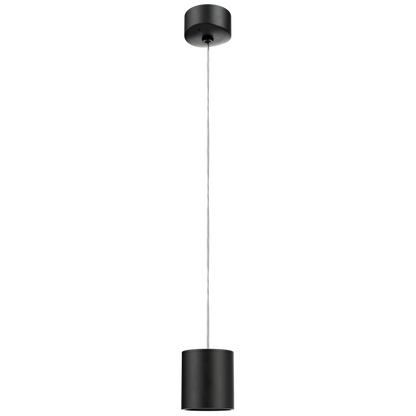 Susa S Wide Beam 180mA Fixed Output 4000K Ra80 Black Housing & Reflector with 1.2m Suspension Kit in Black