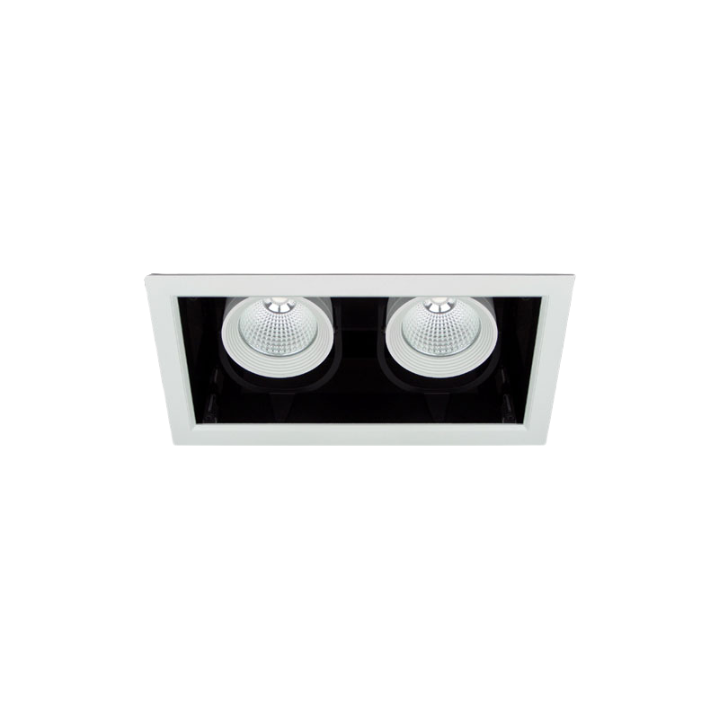 Venice 20 Box 2-Element FL Optic Fixed Output 3000K Ra80 Black