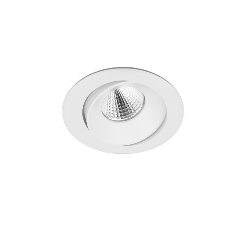 Venice 6 Downlight Tiltable Round 350mA MWFL Optic Fixed Output 3000K Ra90 White Finish