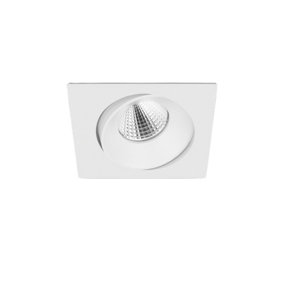 Venice 6 Downlight Tiltable Square 350mA MWFL Optic Fixed Output 4000K Ra90 Black Finish