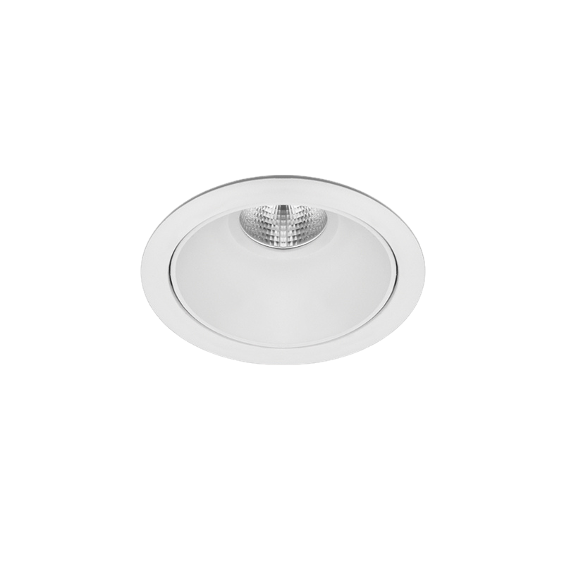 Venice 7 Downlight Fixed Round 350mA FL Optic Fixed Output 4000K Ra90 Black Finish