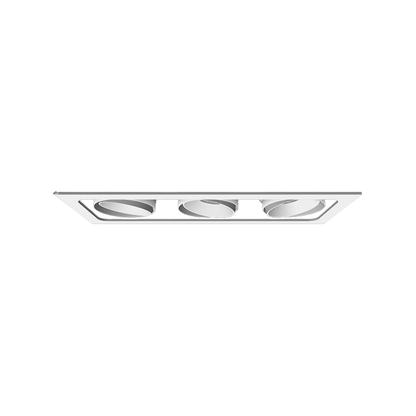Venice 2 RPV Plate 3-Element FL Optic DALI Dimmable 3000K Ra90 Black/Black